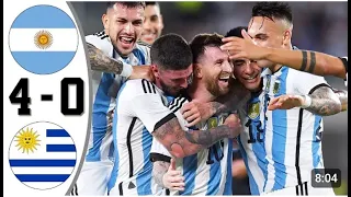 ARGENTINA 4 VS URUGUAY 0