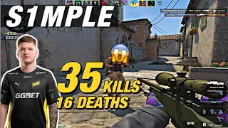 s1mple inferno game (35 kills) CSGO s1mple POV