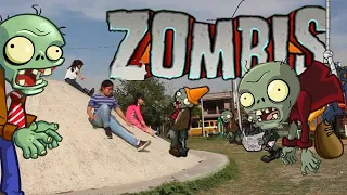 La resbaladilla de los Zombis Plantas contra Zombis