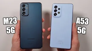 Samsung M23 5G vs A53 5G 🔥 Speed Test