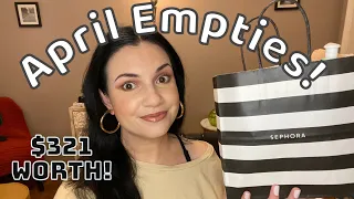 Exciting April Empties! So Many Makeup Empties and Project Pan Items!