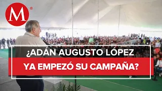 Adán Augusto López realiza campaña en Baja California