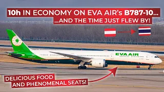 Flying on EVA Air's FANTASTIC Boeing 787-10 in Economy from Vienna to Bangkok! | BRUTALLY HONEST