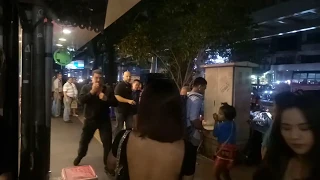 Ladyboys beating up l fight with the tourist