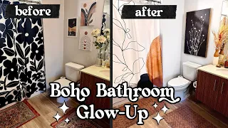 My Apartment Bathroom Decor Gets an Earthy Boho Glow Up ✨