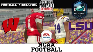 College Football Revamped RellaQuest Bowl Wisconsin vs LSU