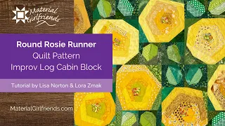 Round Rosie Runner Tutorial by Material Girlfriends