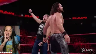 WWE Raw Cesaro Sheamus v Ambrose Rollins v Gallows Anderson