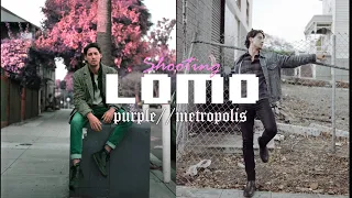 Shooting LOMO Purple and Metropolis on the streets of DTSD