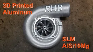 3D Printed Aluminum Turbo Compressor Housing