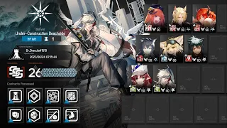 [Arknights] CC#11 Fake Wave Week 1 Day 1 Under-Construction Beachside Risk 26(Max) 8 OP clear