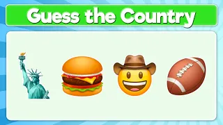 Guess the Country by Emoji | Super Fun Emoji Puzzles