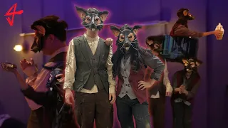 Valkyrae and Sykkuno as Jerma's rat sidekicks in Generation Loss