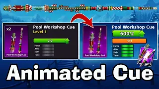 Pool Workshop Cue Level Max Without playing 🙀 600 Upgrade piece 8 ball pool