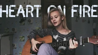 Jonathan Clay - Heart On Fire (acoustic cover by Valerie Y/Лера Яскевич)