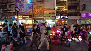 4K 🇹🇭 Walking around Saphan Taksin BTS Station in Bangrak Area, Bangkok