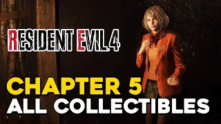 Resident Evil 4 Remake Chapter 5 All Collectible Locations (All Castellan, Treasure, Weapons...)