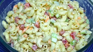 Macaroni Salad Recipe - Easy Macaroni Salad Recipe - Homemade Macaroni Salad