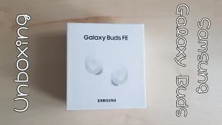 Новые bluetooth-наушники Samsung Galaxy Buds FE/ распаковка