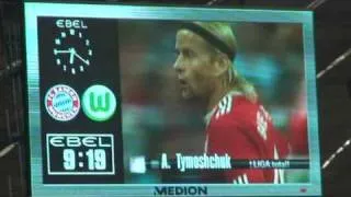 Bayern vs Wolfsburg 2009 Aufstellung