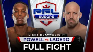 Simeon Powell vs Daniel Ladero | PFL Paris