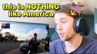 American reacts to Australian Police (speeder LOSES HIS LICENSE)