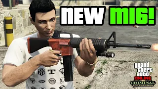 GTA 5 - How To Unlock NEW M16 (Service Carbine Rifle) - All Components & Crime Scene Locations