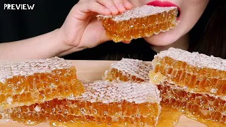 🍯Raw Honeycomb ASMR #asmr #eating #honeycomb #honey #yummy #foryou #sweet