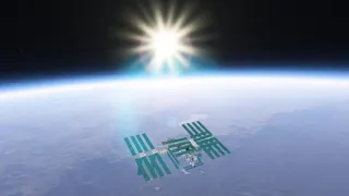 Speed of the ISS at ground level