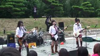 SCANDAL - Ashita no Ashita, Space Ranger, Joy yuki cover, Koi no Kajitsu (Osaka Castle Park 2007)