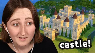 building a *giant castle* in the sims! pt.1 (Streamed 1/20/24)