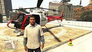 GTA 5 gameplay PS5 treinando pouso de helicóptero em local restrito