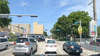 4k driving LIVE! Real Miami Tour 4k video Florida