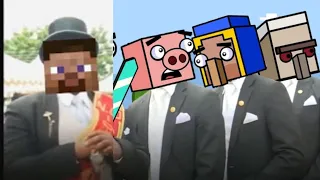 minecraft animation (block squad and minecraft coffin dance song cover meme city