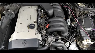 Mercedes m104 w124 e320 wiring harness throttle boddy issue symptoms