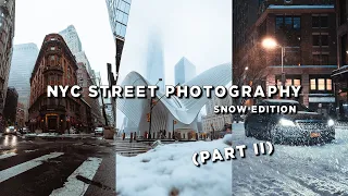 UNBELIEVABLE SNOWSTORM Street Photography | New York City