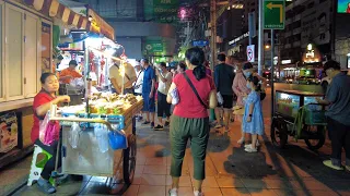 4K Thailand Travel 🇹🇭 Bangkok Pratunam Shopping Street Night Walk