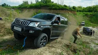 Настоящий мужик на TOYOTA PRADO 120 против НИВА 2019, TOYOTA TUNDRA и DODGE RAM