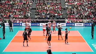 Volleyball : Japan - Turkey amazing FULL Match 2023