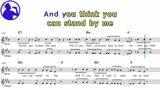 Smokie-If you think you know how to love me karaoke sheet music for players,chorus added(Ye karaoke)