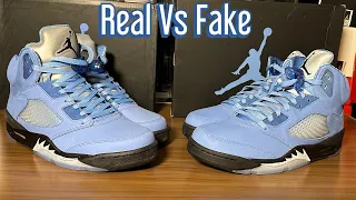 Air Jordan 5 UNC Real Vs Fake Review