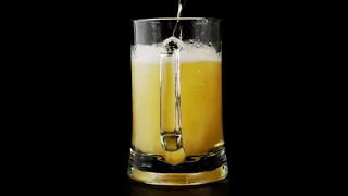 FREE STOCK VIDEO 4K  Pouring beer from bottle to glass Food background 480p