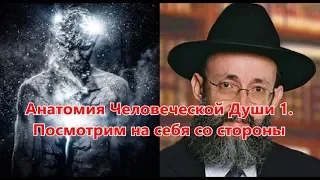 Анатомия Человеческой Души 1.  Посмотрим на себя со стороны.  Раввин Ашер Кушнир