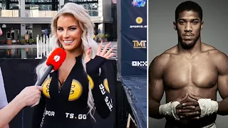 “HE’S SO GOOD LOOKING” RING GIRL CARLA HOWE ON ANTHONY JOSHUA, DEJI VS MAYWEATHER