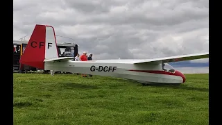 Schleicher ASK-8 Winch Launch Camphill Vintage Gliding