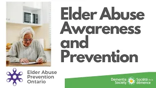 Introduction to Elder Abuse Awareness and Prevention