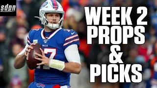 NFL Week 2 Picks Updates, Props and Best Bets | Drew & Stew