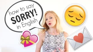 How to say SORRY and APOLOGISE  in English | British English