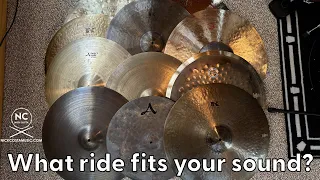 Comparing ride cymbals - what fits your sound?