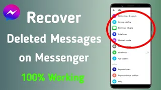 How To Recover Deleted Messages On Messenger (2024 Update) | Recover Deleted Facebook Messages